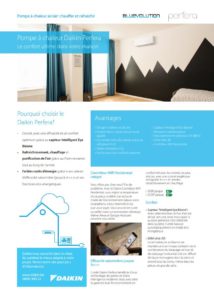 Pompe à chaleur Daikin Perfera